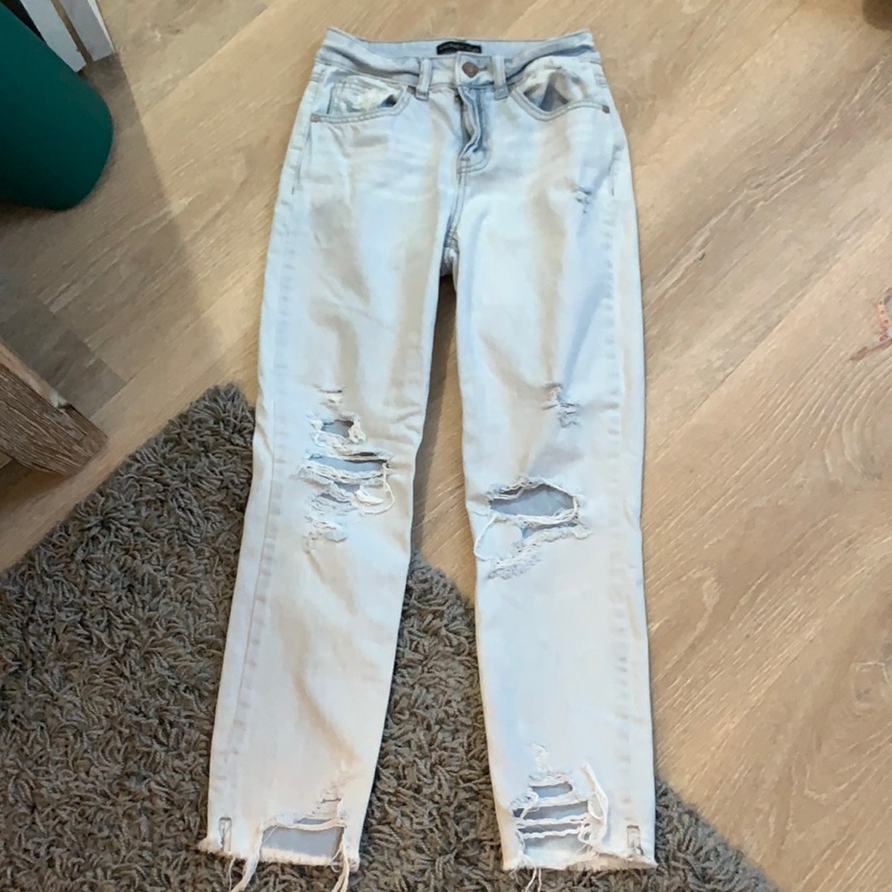 Sincerely Jules distressed mom jeans